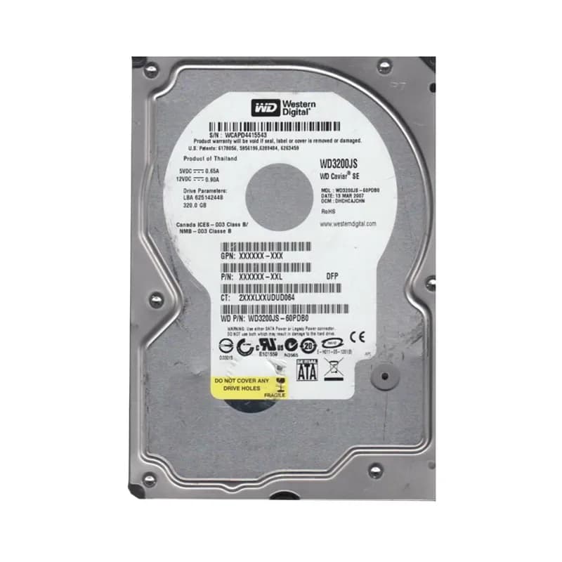 Western Digital WD3200JS-60PDB0 320GB 3Gb/s SATA