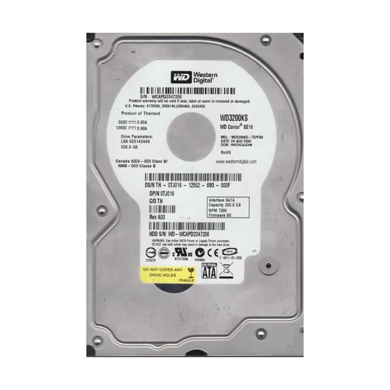 Western Digital WD3200KS-75PFB0 320GB 3Gb/s SATA