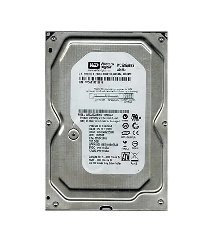 Western Digital WD3202ABYS-01B7A0 320GB 3Gb/s SATA