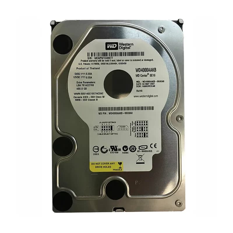 Western Digital WD4000AAKB-00UKA0 400GB IDE Ultra ATA/100 (ATA-6)
