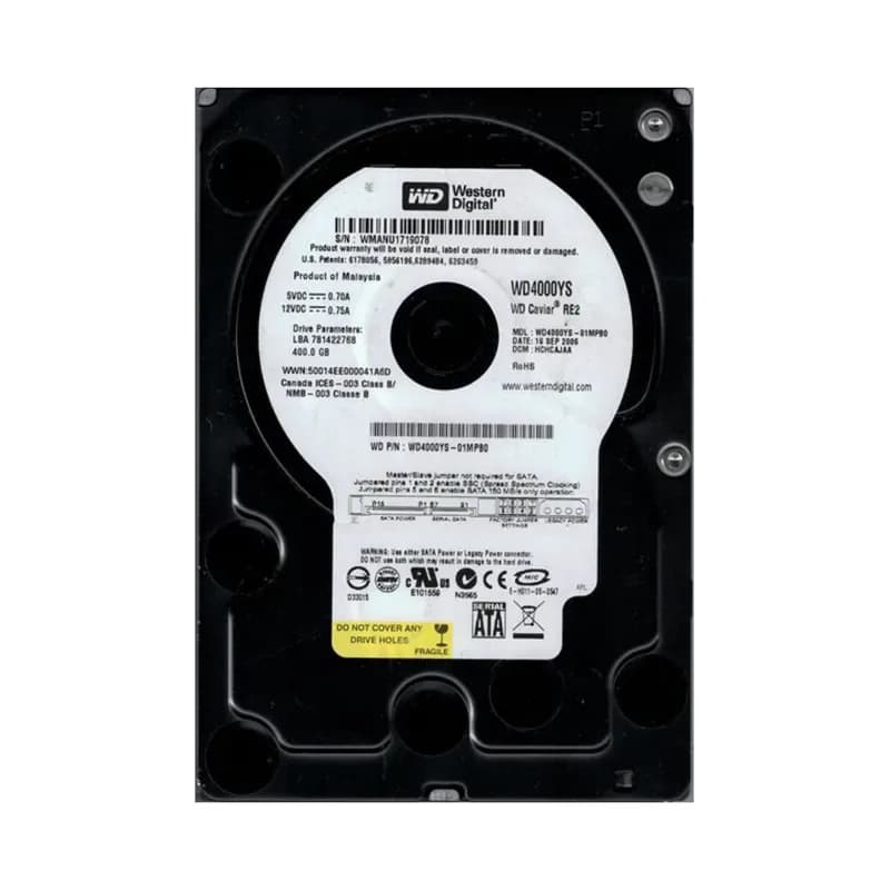 Western Digital WD4000YS-01MPB0 400GB 3Gb/s SATA
