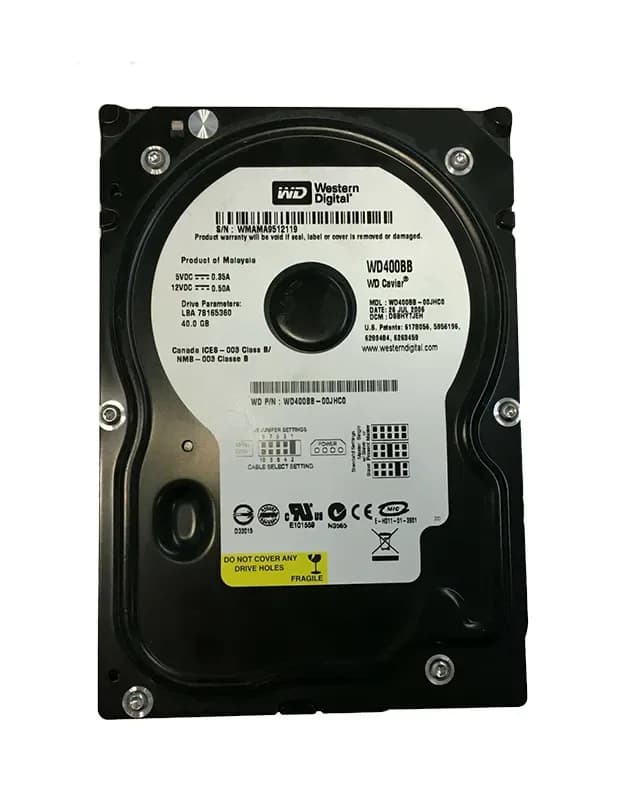 Western Digital WD400BB-00JHC0 40GB