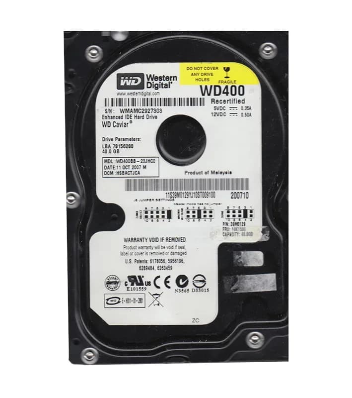 Western Digital WD400BB-23JHC0 40GB