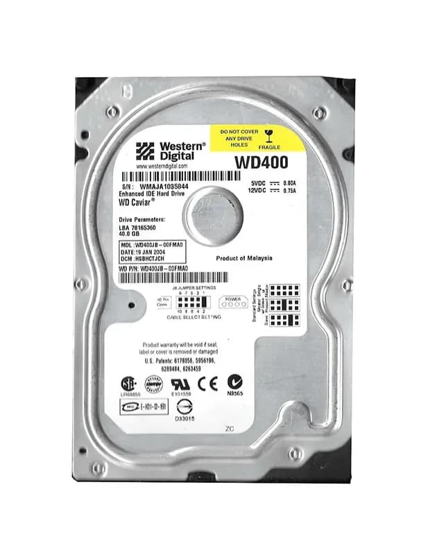 Western Digital WD400JB-00FMA0 40GB
