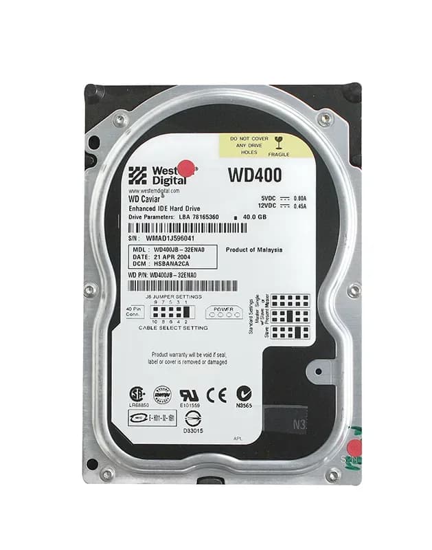 Western Digital WD400JB-32ENA0 40GB