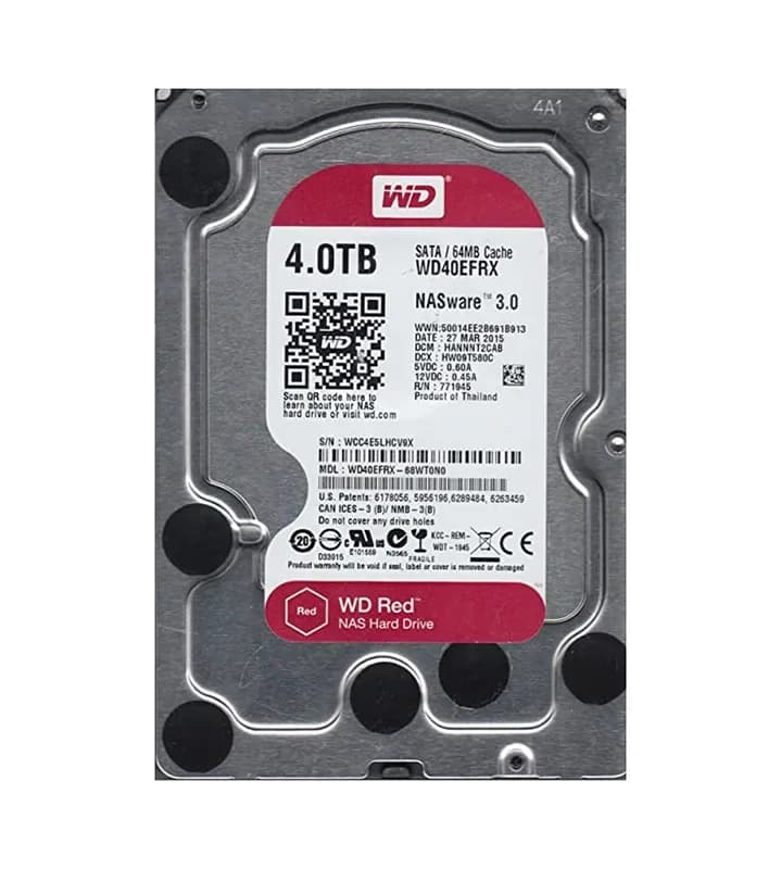 Western Digital WD40EFRX-68WT0N0 4TB 6Gb/s SATA
