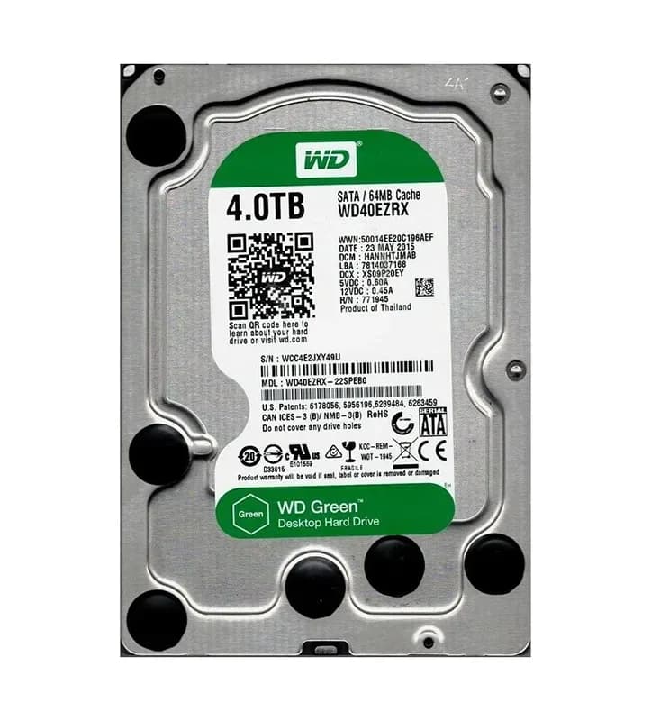 Western Digital WD40EZRX-22SPEB0 4TB 6Gb/s SATA