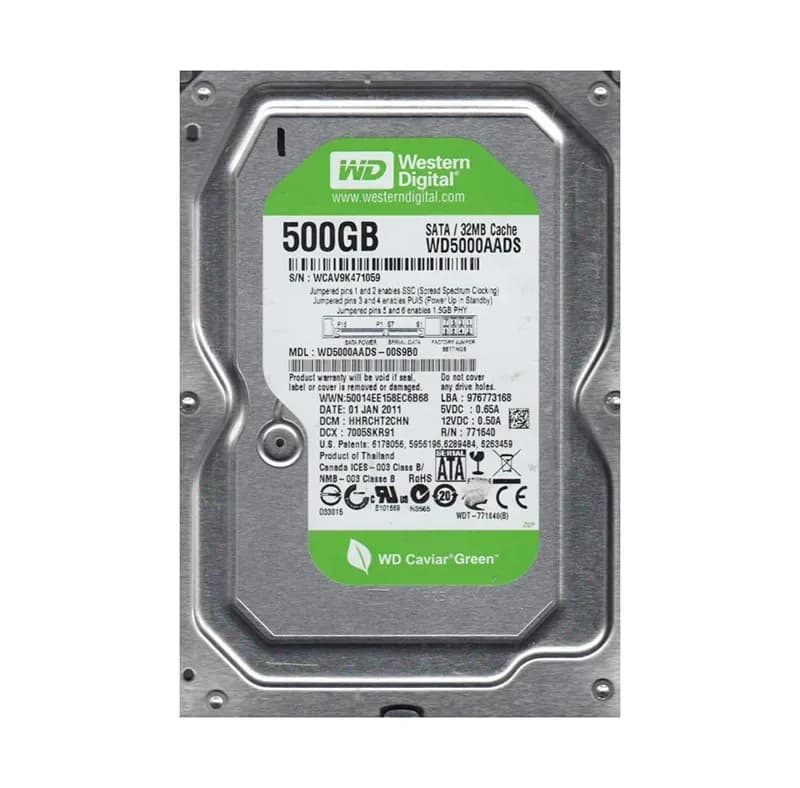Western Digital WD5000AADS-00S9B0 500GB 3Gb/s SATA