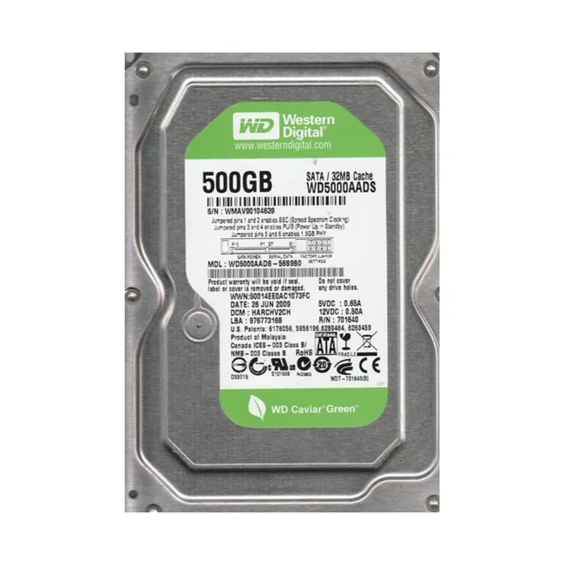 Western Digital WD5000AADS-56S9B0 500GB 3Gb/s SATA