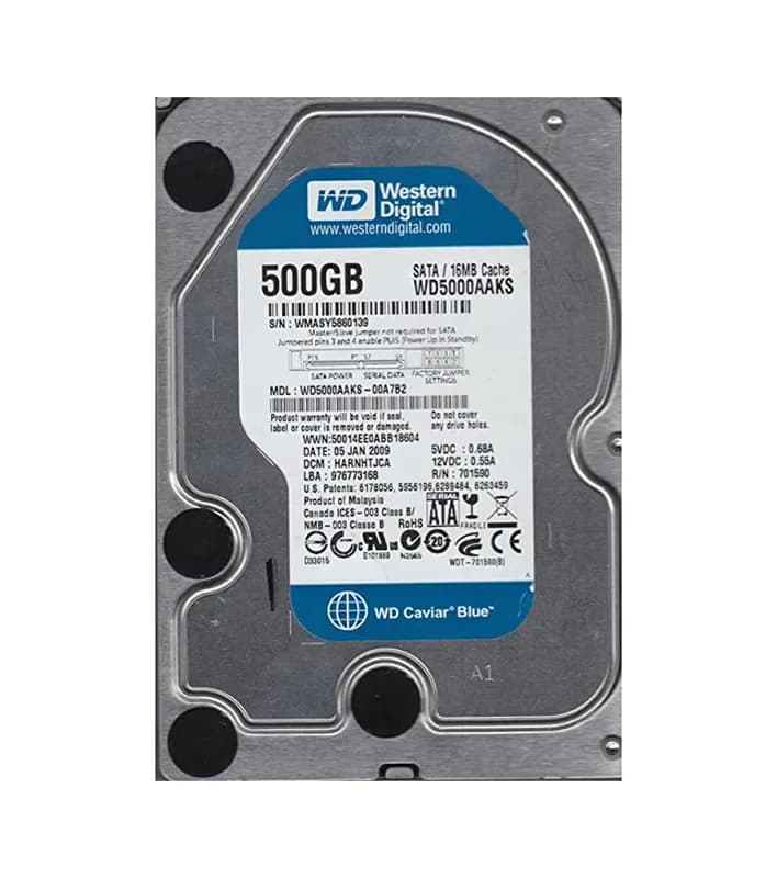 Western Digital WD5000AAKS-00A7B2 500GB 3Gb/s SATA