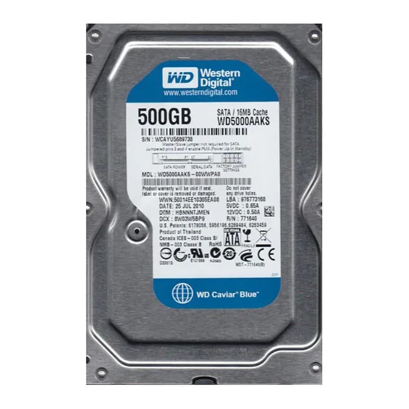 Western Digital WD5000AAKS-00WWPA0 500GB 3Gb/s SATA