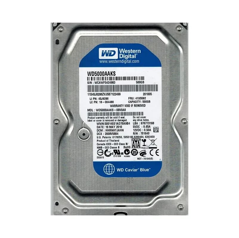 Western Digital WD5000AAKS-08V0A0 500GB 3Gb/s SATA