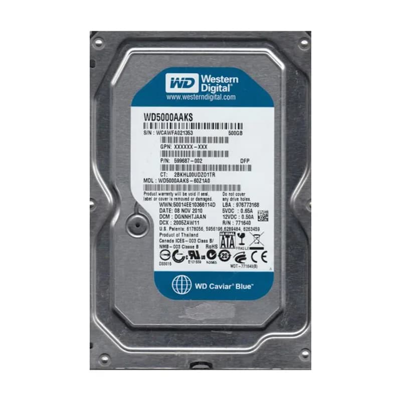 Western Digital WD5000AAKS-60Z1A0 500GB 3Gb/s SATA