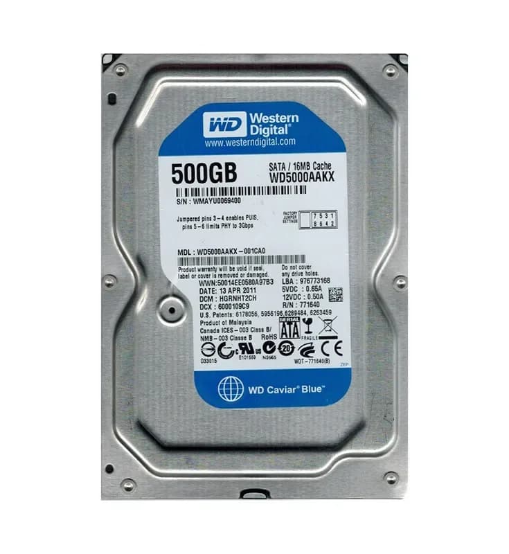 Western Digital WD5000AAKX-001CA0 500GB 6Gb/s SATA
