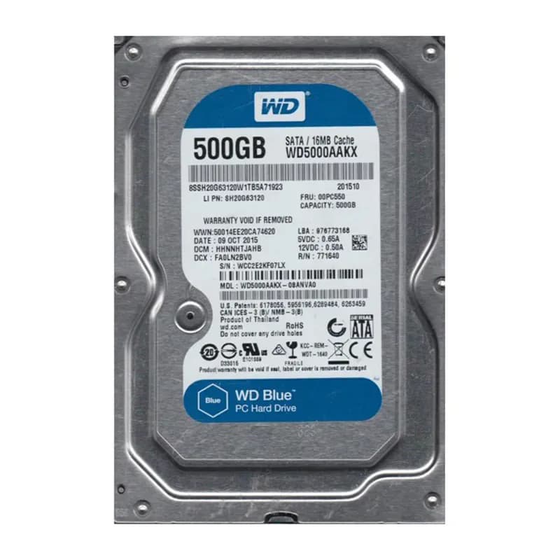 Western Digital WD5000AAKX-08ANVA0 500GB 6Gb/s SATA