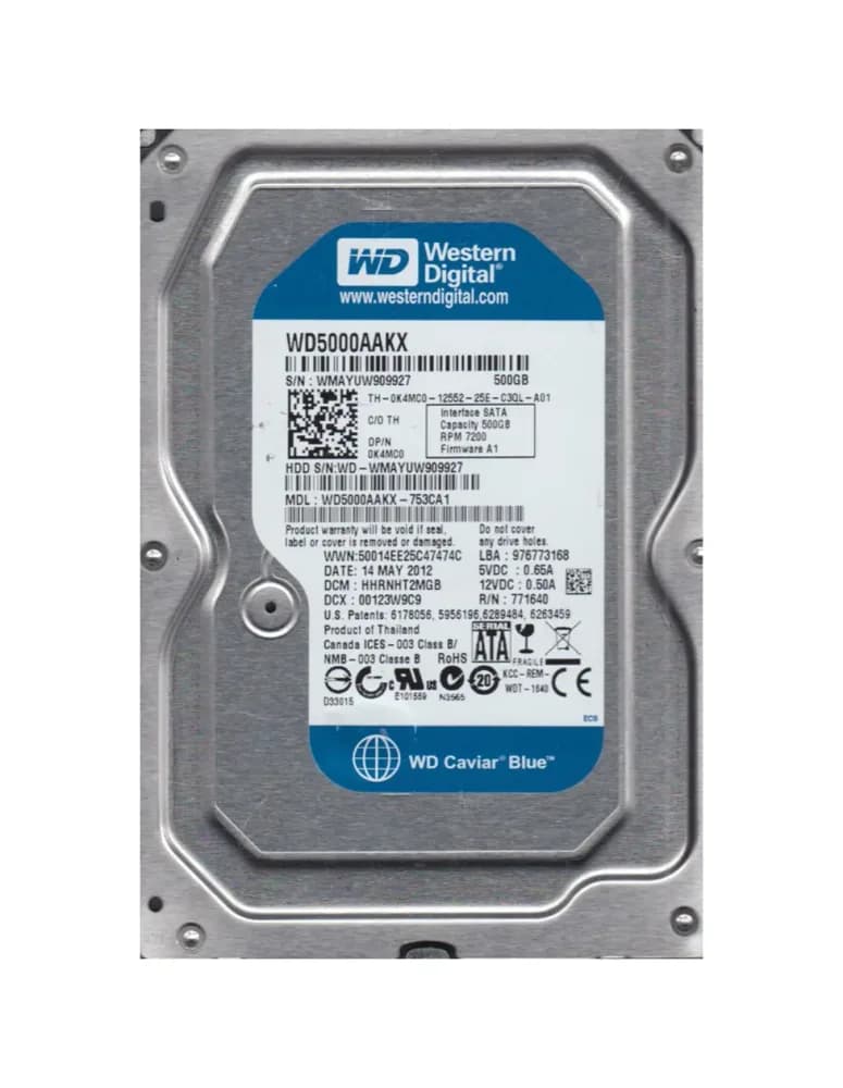 Western Digital WD5000AAKX-753CA1 500GB 6Gb/s SATA