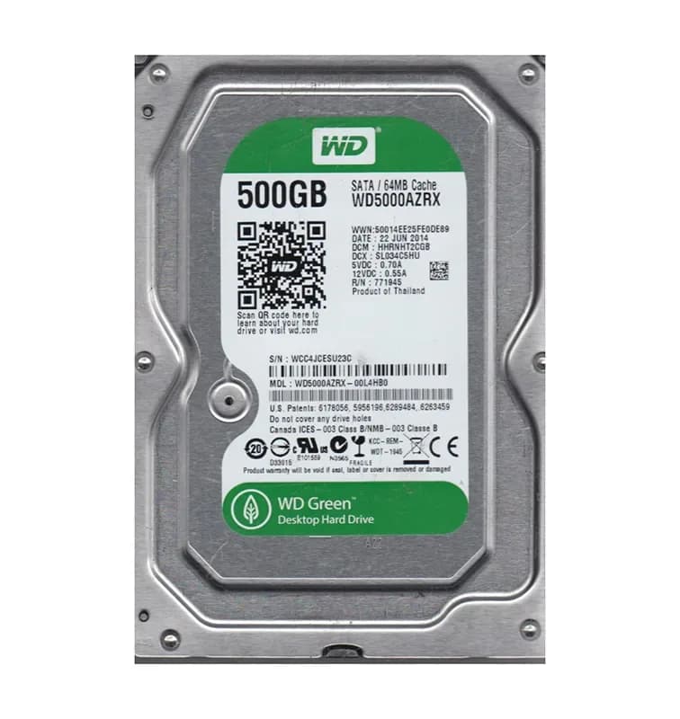 Western Digital WD5000AZRX-00L4HB0 500GB 6Gb/s SATA