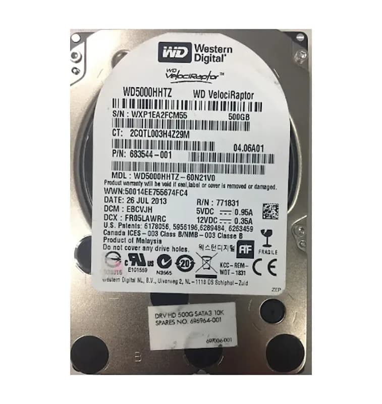 Western Digital WD5000HHTZ-60N21V0 500GB 6Gb/s SATA