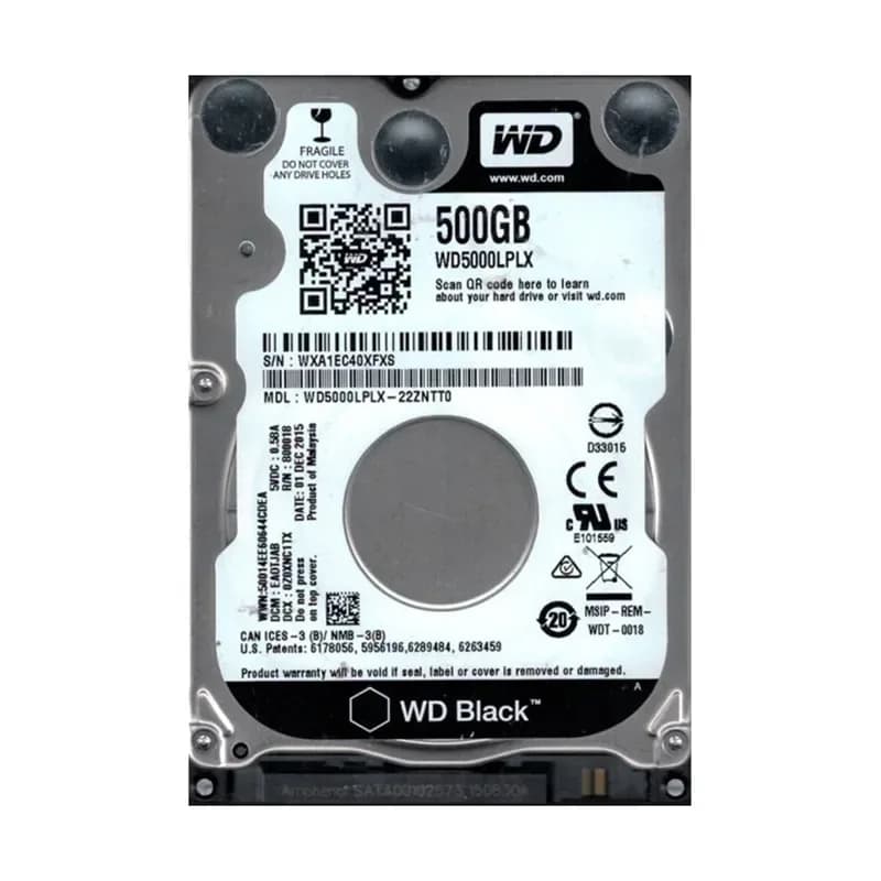 Western Digital WD5000LPLX-22ZNTT0 500GB 6Gb/s SATA