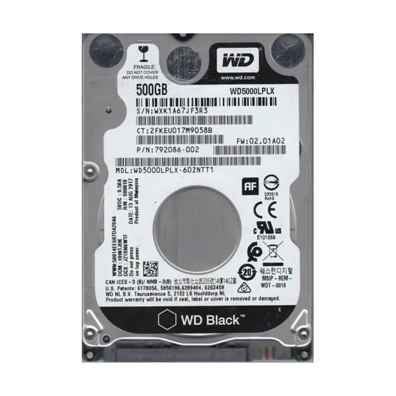 Western Digital WD5000LPLX-60ZNTT1 500GB 6Gb/s SATA