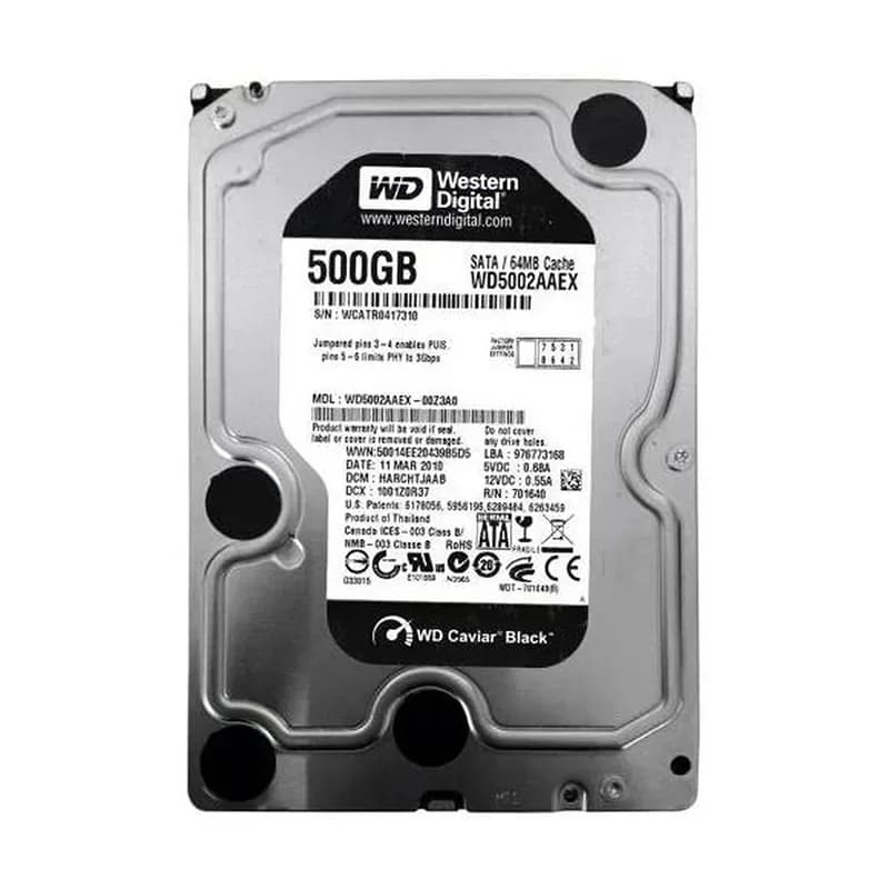 Western Digital WD5002AAEX-00Z3A0 500GB 6Gb/s SATA