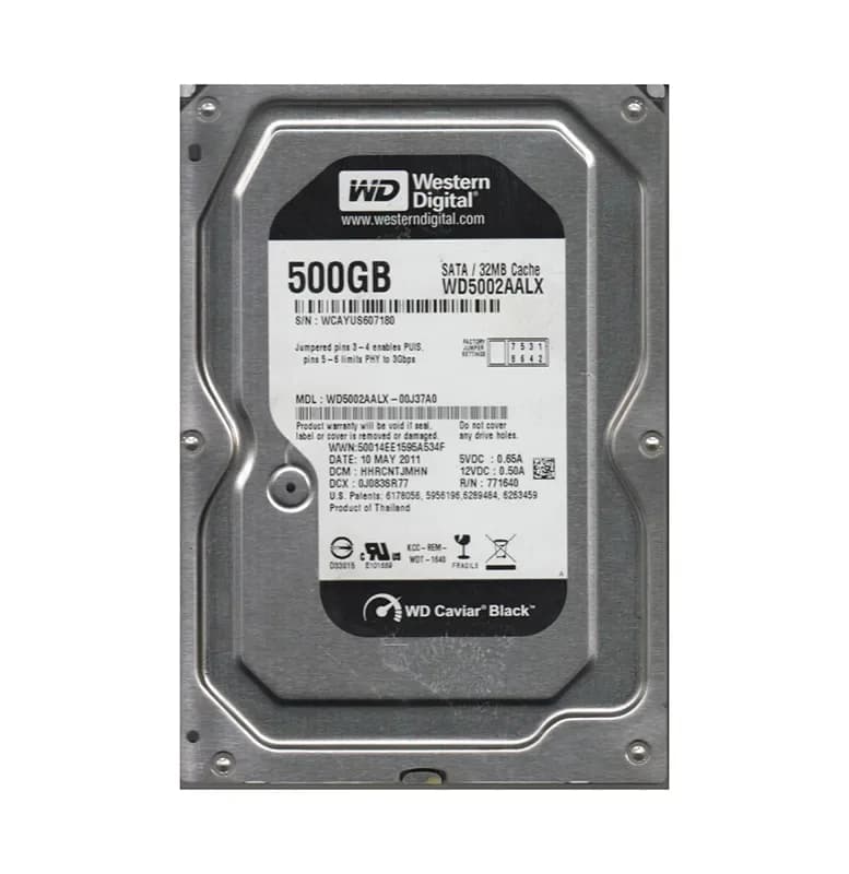 Western Digital WD5002AALX-00J37A0 500GB 6Gb/s SATA