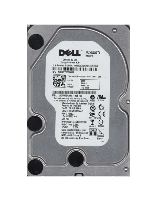 Western Digital WD5002ABYS-18B1B0 500GB 3Gb/s SATA