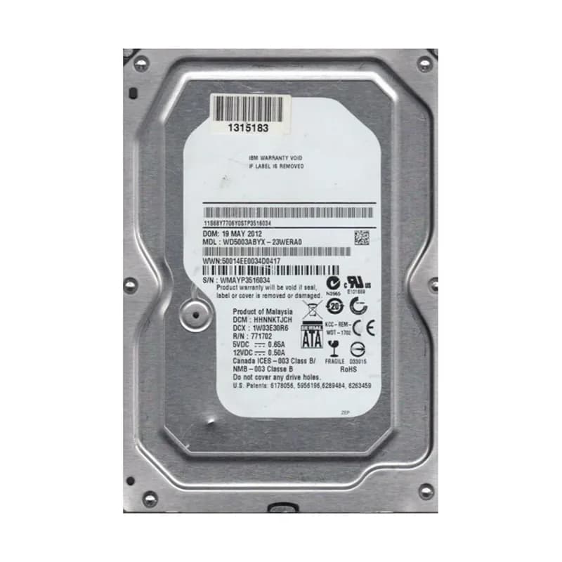 Western Digital WD5003ABYX-23WERA0 500GB 3Gb/s SATA