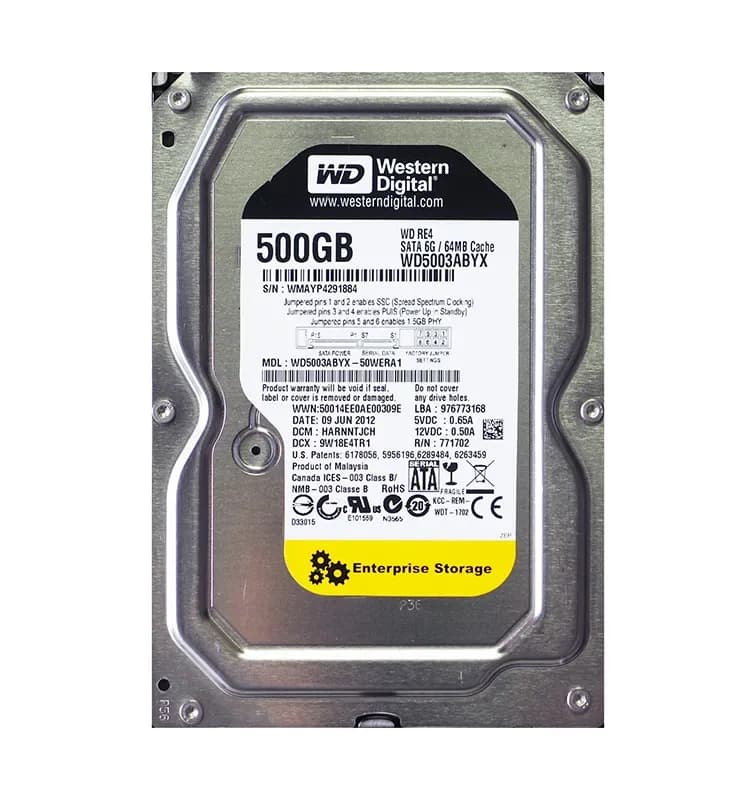 Western Digital WD5003ABYX-50WERA1 500GB 3Gb/s SATA