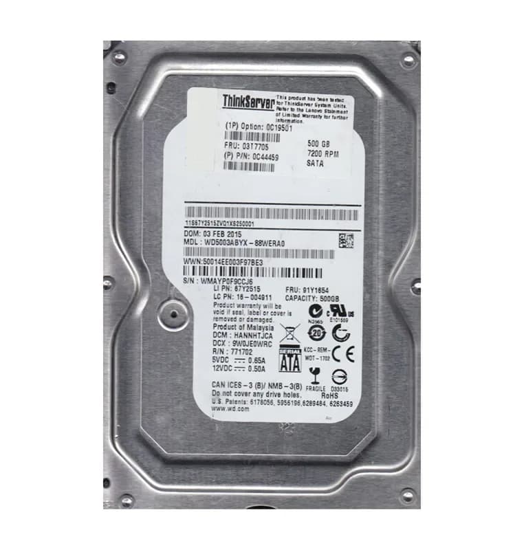 Western Digital WD5003ABYX-88WERA0 500GB 3Gb/s SATA