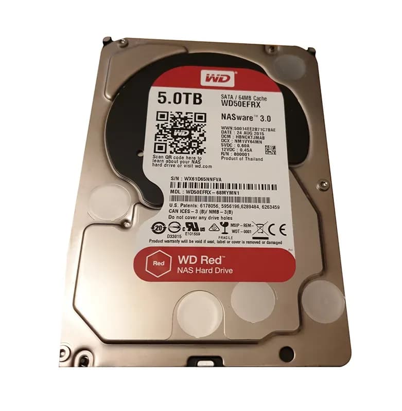 Western Digital WD50EFRX-68MYMN1 5TB 6Gb/s SATA