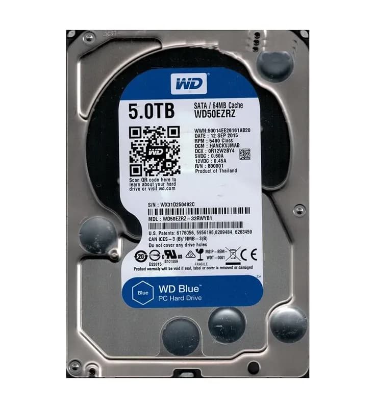 Western Digital WD50EZRZ-32RWYB1 5TB 6Gb/s SATA