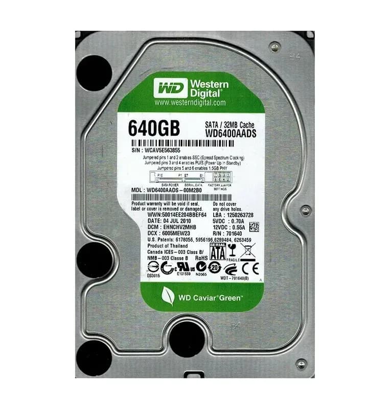 Western Digital WD6400AADS-00M2B0 640GB 3Gb/s SATA