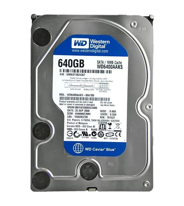 Western Digital WD6400AAKS-00A7B0 640GB 3Gb/s SATA