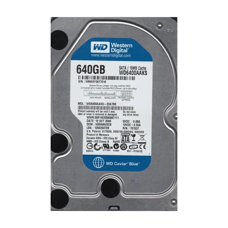 Western Digital WD6400AAKS-22A7B0 640GB 3Gb/s SATA