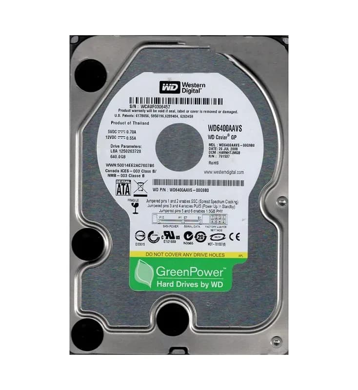 Western Digital WD6400AAVS-00G9B0 640GB 3Gb/s SATA