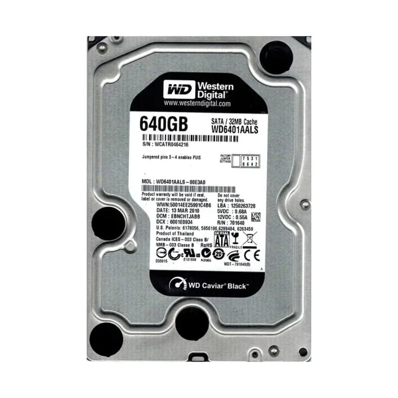 Western Digital WD6401AALS-00E3A0 640GB 3Gb/s SATA