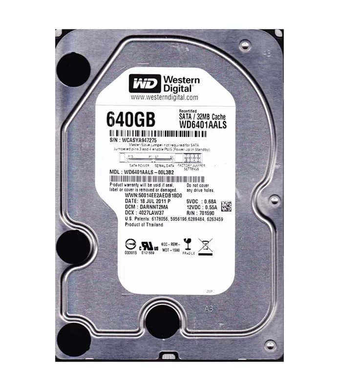 Western Digital WD6401AALS-00L3B2 640GB 3Gb/s SATA