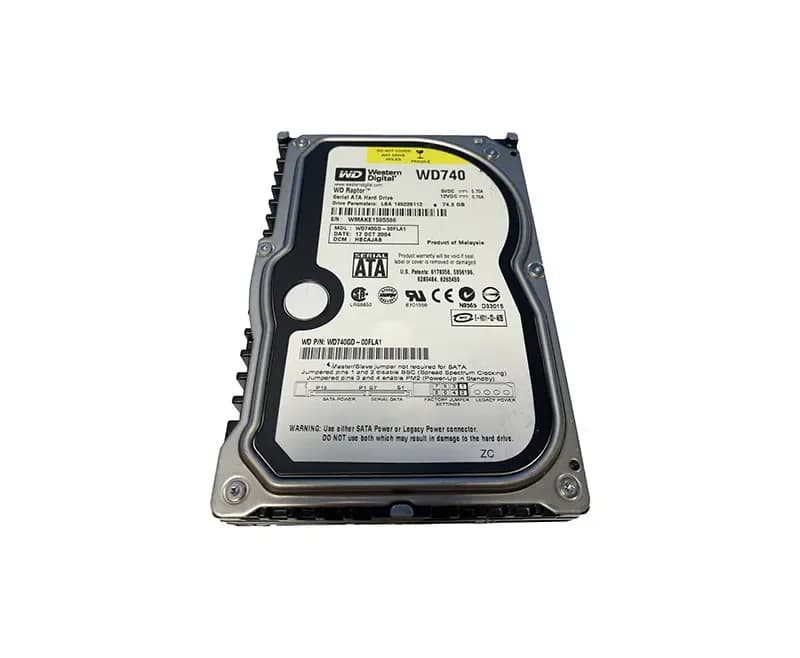 Western Digital WD740GD-00FLA1 74GB 1.5Gb/s SATA