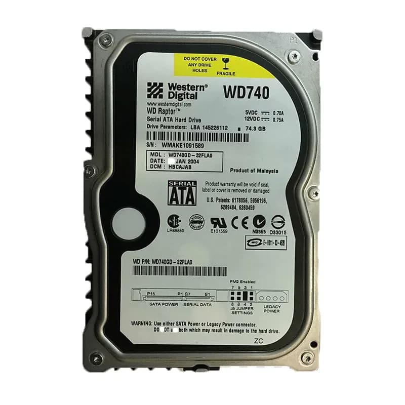 Western Digital WD740GD-32FLA0 74GB 1.5Gb/s SATA