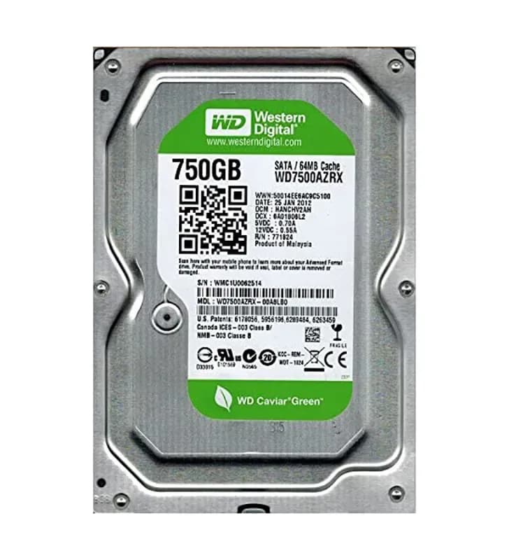 Western Digital WD7500AZRX-00A8LB0 750GB 6Gb/s SATA