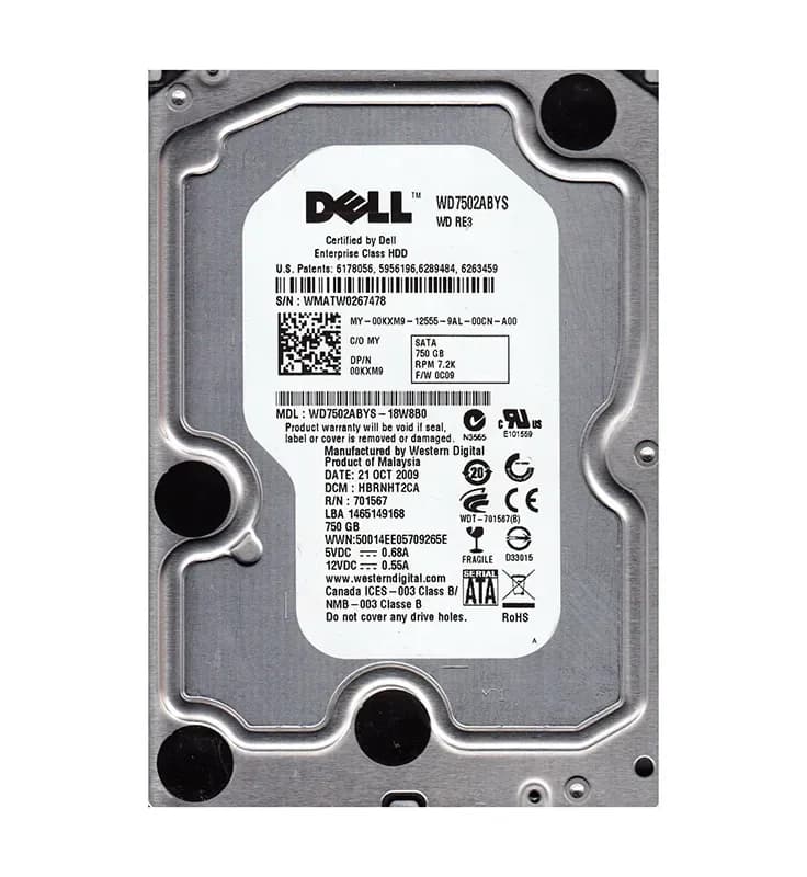 Western Digital WD7502ABYS-18W8B0 750GB 3Gb/s SATA