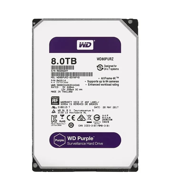 Western Digital WD80PURZ-85YNPY0 8TB 6Gb/s SATA