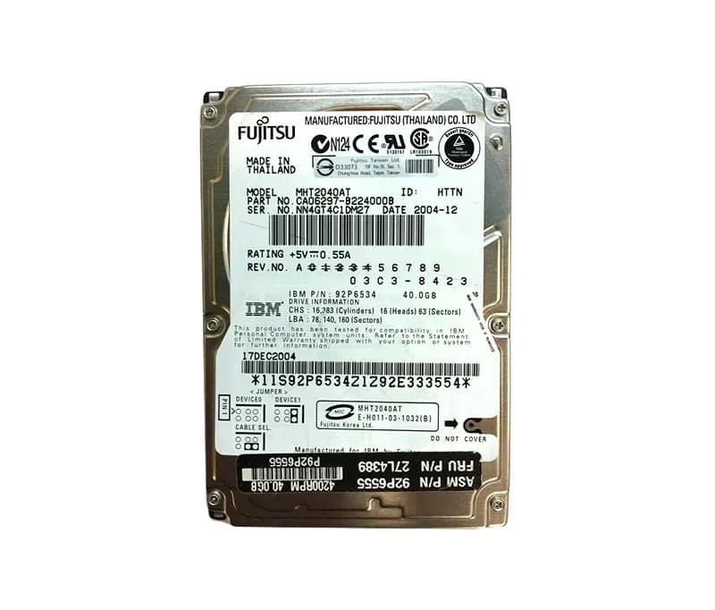 Fujitsu CA06297-B224000B 40GB IDE Ultra ATA/100 (ATA-6)