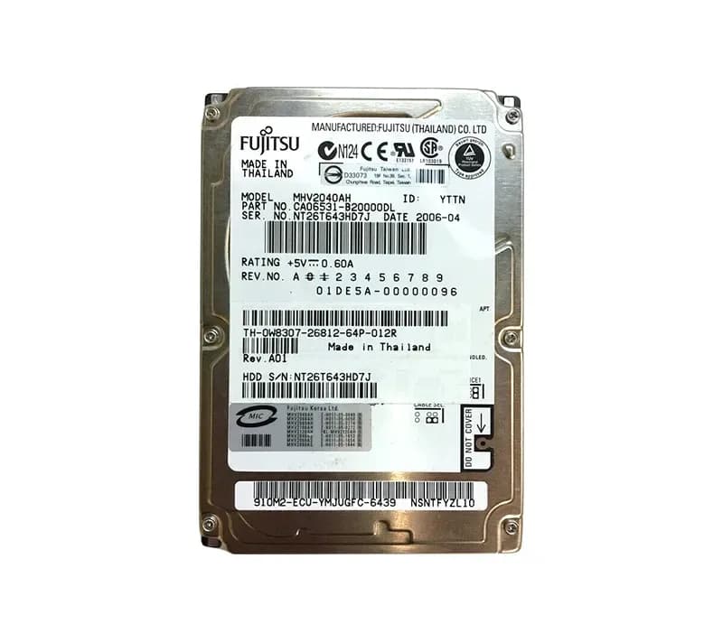 Fujitsu CA06531-B20000DL 40GB IDE Ultra ATA/100 (ATA-6)