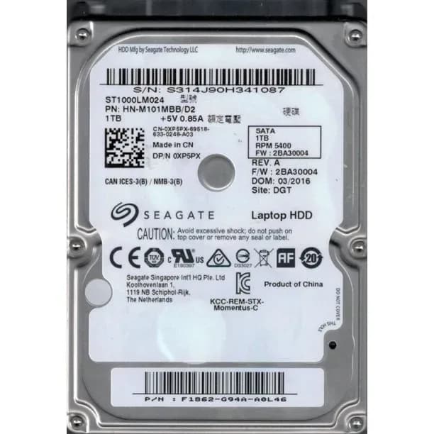 Seagate HN-M101MBB/D2 1TB 6Gb/s SATA