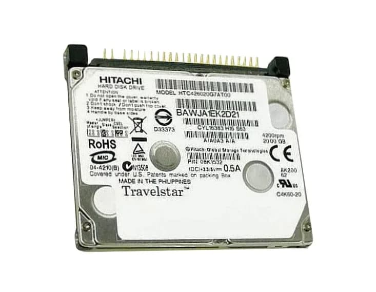 Hitachi HTC426020G7AT00 20GB IDE Ultra ATA/100 (ATA-6)