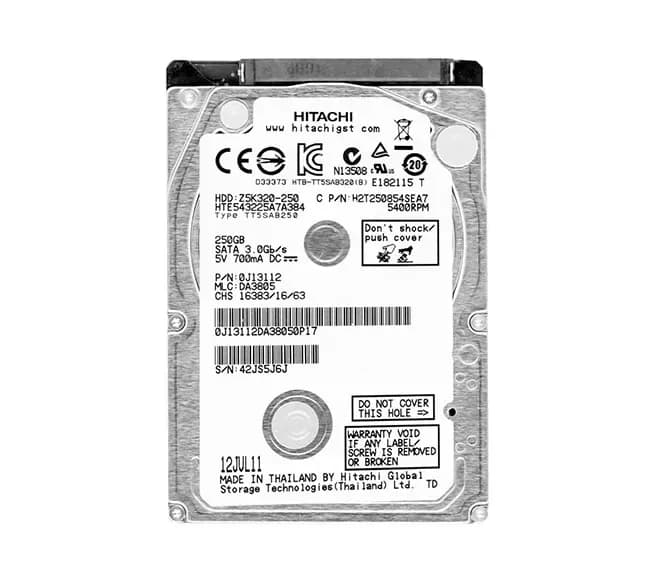 HGST HTE543225A7A384 250GB 3Gb/s SATA