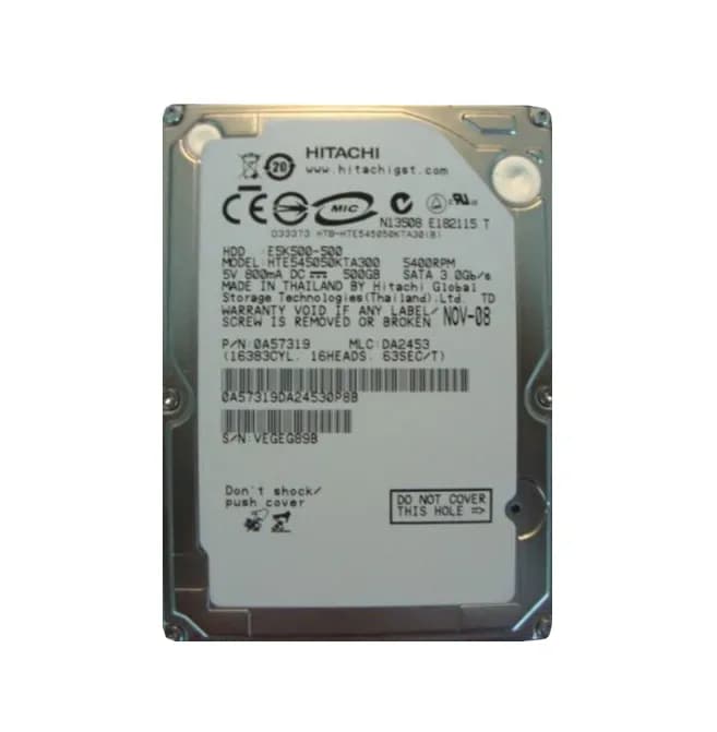 Hitachi HTE545050KTA300 500GB 3Gb/s SATA