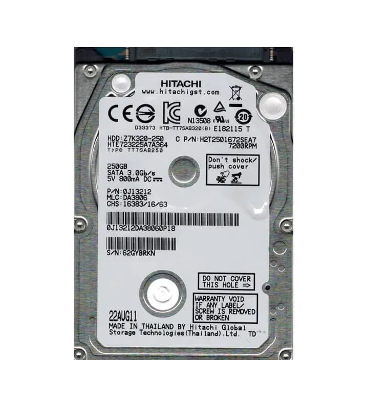 HGST HTE723225A7A364 250GB 6Gb/s SATA